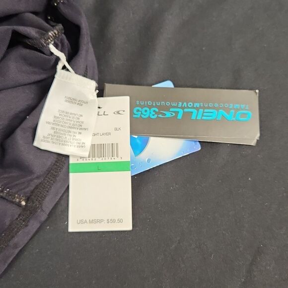 O'Neill 365 Peace Light Layer Long Sleeve Top Rashguard L NWT - Picture 7 of 9